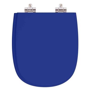 Imagem de Assento Sanitario Poliester com Amortecedor Sabatini Azul para Vaso Icasa