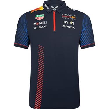 Imagem de Camisa polo masculina Red Bull Racing F1 2023 Team, Céu noturno, GG