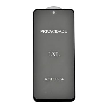 Imagem de Película de Vidro 3d Anti Espiã Privacidade Protetor de Tela anti-riscos queda Compatível com Moto G34