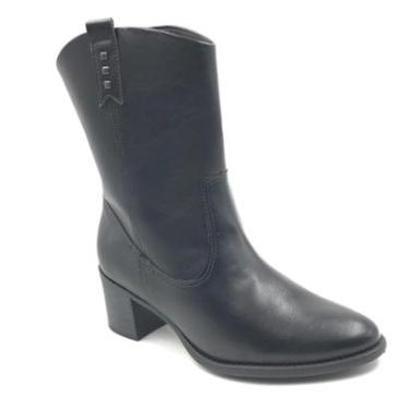 Imagem de Bota Comfortflex Western Country Preta 2360303-Feminino
