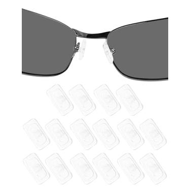 Imagem de DROGO 8 pares de almofadas de nariz de substituição de silicone para Oakley Deadbolt OO6046/Conductor OO4106 OO4107/Savitar OO6047/Wingback SQ OX5148/Wingfold OX5100/Wiretap 2.0 OX5152 Óculos de sol