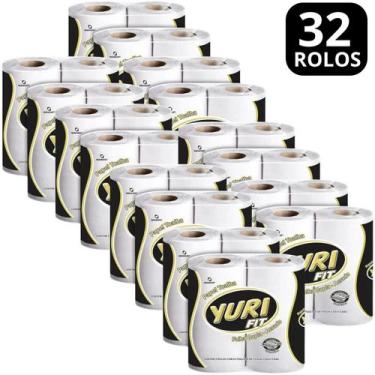 Imagem de Papel Toalha Yuri Fit Folha Dupla-Aerado 32 rolos com 50 Folhas cada