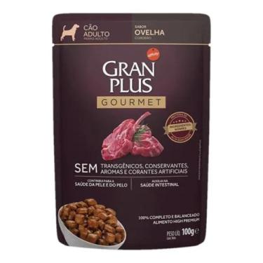 Imagem de Ração Úmida Cães Adultos Gourmet Ovelha Sachê 100g Granplus - Gran Plu