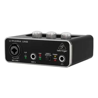 Imagem de Interface Áudio Com Phantom Behringer U-Phoria Um2