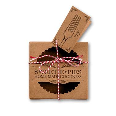 Imagem de Weddingstar Kit de embalagem de lembrancinhas de tortas em miniatura - Pacote com 20