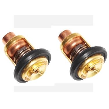 Imagem de Leesoot 2 peças 50℃ 50.0 °C OEM # 6E5-12411 Termostato para Yamaha 2-Stroke 3HP 6HP 8HP 9.9HP 15HP 20HP 25HP 30HP 40HP 50HP 75HP 80HP 85HP 90HP 115HP 130HP 150HP 175HP 275HP 00HP 22 Motor de barco 5HP