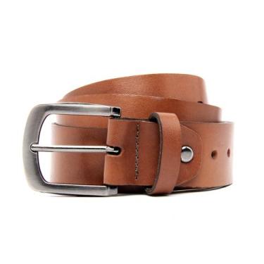 Imagem de Cinto Masculino Em Couro Largo Social Casual Luxo Premium - Onix Shoes