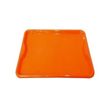 Imagem de kit Bandeja Plástica 10 pçs na cor laranja 48x33 - Ramos plásticos, La