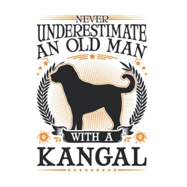 Imagem de Kangal Notizbuch: Kangal Alter Mann Anatolischer Hirtenhund Kangal / 6x9 Zoll / 120 linierte Seiten