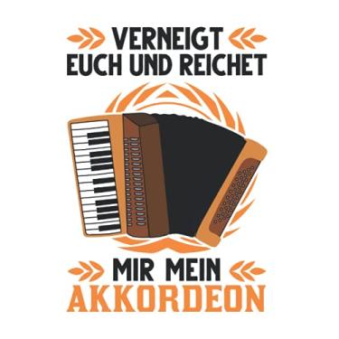 Imagem de Akkordeonist Notizbuch: Akkordeon Ziehharmonika Akkordeonist Geschenk / 6x9 Zoll / 120 gepunktete Seiten Seiten