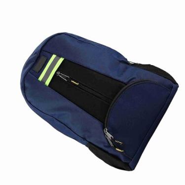 Imagem de MOCHILA DE TECIDO DE FERRAMENTAS SACO RESISTENTE AO DESGASTE PARA REPARADOR ELETRICISTA E CANALIZADOR (Azul)