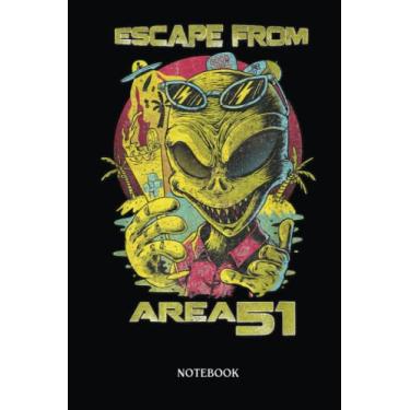 Imagem de Alien Notebook: Storm Area 51 Funny Alien Escape Ufo Lover | Alien Journal, Lined Journal Ufo, Ufo Journal, Lined Journal Alien, Size 6 X 9", 120 Pages.