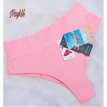 Imagem de Calcinha De Biquíni Hot Paint Fio Duplo Cintura Alta - Nayklê Moda Pra