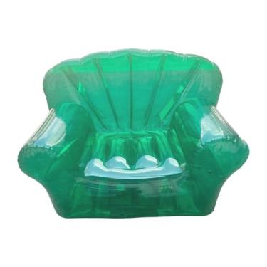 Imagem de Ioensy Acessórios infláveis ​​de cadeira inflável PVC Sofá de ar macio à prova d'água, Verde