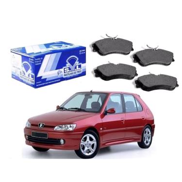 Imagem de Pastilha freio dianteira syl original peugeot 306 1.1 1.4 1.9 1993 A 1997