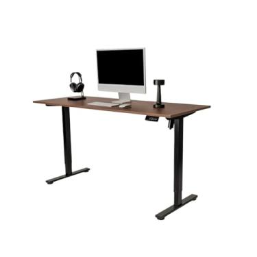 Imagem de Mesa com Regulagem de Altura Elétrica - Active Desk (Preta com base Preta, 120x60cm)