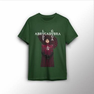 Imagem de T-shirt Estampa Personalizada Abracadabra Lady Gaga - Lobo Sete, Verde