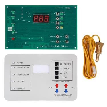 Imagem de MATCPEOP Placa controladora de temperatura para exibição digital 472100 MiniMax NT Series Aquecedor de piscina e spa compatível com Pentair