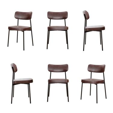 Imagem de Kit com 6 Cadeiras para Sala de Jantar Mona Yescasa Café