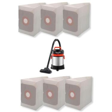 Imagem de Kit com 6 sacos descartaveis aspirador de pó black&decker ap4850 - BLA
