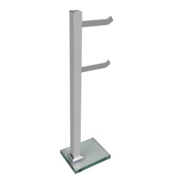 Imagem de Papeleira de Chão em Inox Premium Pr4071 Ducon Metais Cromado