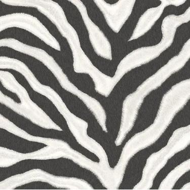 Imagem de Papel Parede Natural Fx 2 Animal Print Preto E Branco G67491 - Patton
