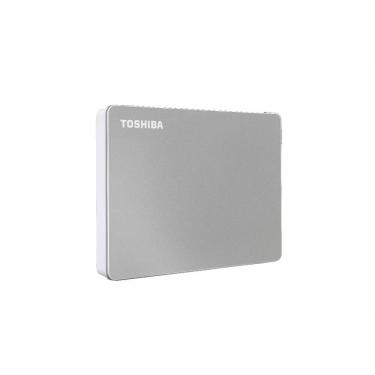 Imagem de HD Externo Toshiba Canvio Flex, 2TB, USB 3.2 e USB 2.0, Prata