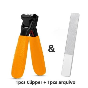 Imagem de Cortador De Unhas De Aço Inoxidável Com Borda Afiada Para Manicure E P