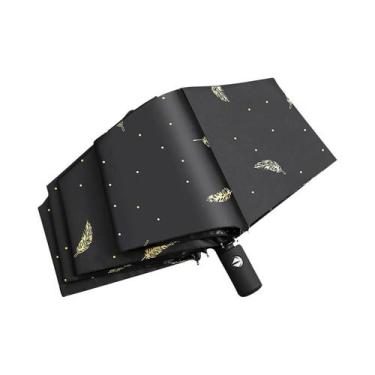 Imagem de Guarda-chuva Automático Dobrável Unissex, Guarda-sol, Chuva, Sol, Dupl