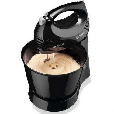 Imagem de Batedeira Portatil Mondial 150w 3 Velocidades Preto 220V