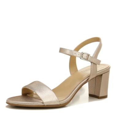 Imagem de Naturalizer Sandália feminina de salto Bristol, Prata quente, 36