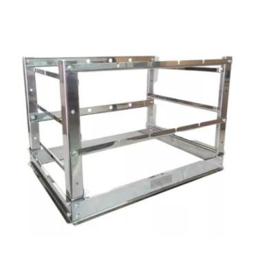 Imagem de Suporte de Bancada 60x45 Churrasqueira Aço Inox - Pantheon Inox