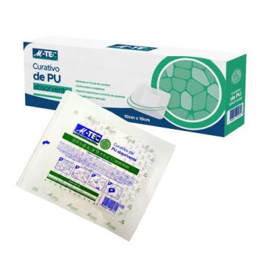 Imagem de Curativo de PU Absorvente 10cm x 10cm (MISSNER) - 10 Unidades