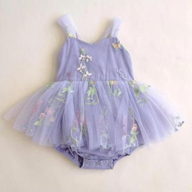 Imagem de Macacão de Bebê Menina com Bordado Floral - 0 a 2 Anos - Verão, 3 milh