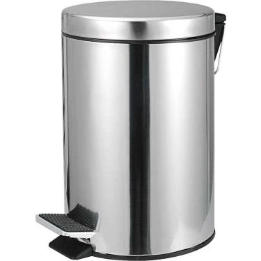 Imagem de Lixeira Redonda 5L Inox Vonder