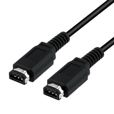 Imagem de Mcbazel Game Link Cable 2 Player Connect Cord Compatible with Nintendo Gameboy Color, GBC, 3.9FT - Black