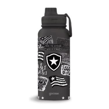 Imagem de Garrafa Térmica Fresh 950ml Gocase - Botafogo - Colagem