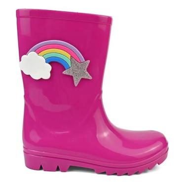 Imagem de Galocha Infantil Cano Alto em PVC Bota Infantil Impermeável Leve e Con