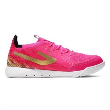 Imagem de Chuteira Futsal Topper Dominator Fuse II Keeper Masculina, 40, Rosa, D
