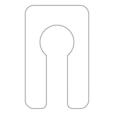 Imagem de Kit 10 Organizador Separador de Cabides Acrílico