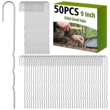 Imagem de Estacas para Tierra Yaocom 50 Piezas 23 cm de Metal para Bordes de Cer