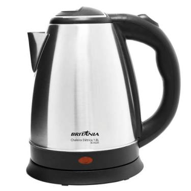 Imagem de Chaleira Elétrica Britânia 1,8 Litros BCH02PI Preto com Inox, 110V