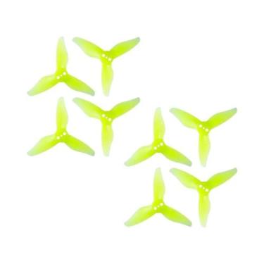 Imagem de Hélice Gemfan Hurricane Toothpick 3-Blade 2X2.3X3 8 Peças Para Drones 