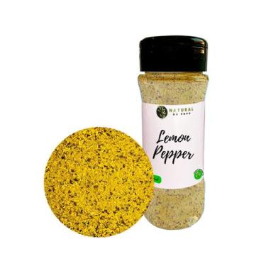 Imagem de Tempero Lemon Pepper Puro Qualidade Superior Pote com Dosador 80g  - N