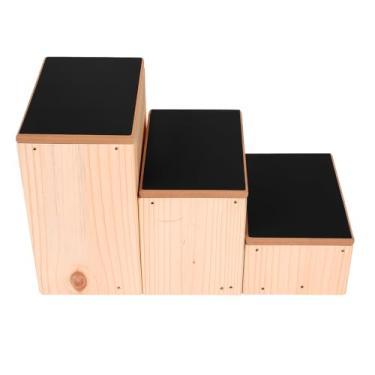 Imagem de Escada Escadinha 3 Degraus Maca Estética Hospitalar 150 Kg (Preto)