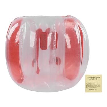 Imagem de Bola de colisão inflável PVC durável seguro brinquedo para adultos crianças festa família jogos praia acampamento 120 cm (vermelho)