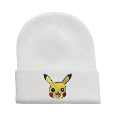 Imagem de Gorro De Inverno Unissex De Algodão Com Bordado De Personagens Pokémon