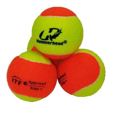 Imagem de Bolas Beach Tennis Hammerhead Kit Com 3 - Amarlja