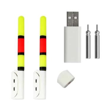 Imagem de Lanterna De Pesca LED USB Recarregável À Prova d'Água Com Bateria De L