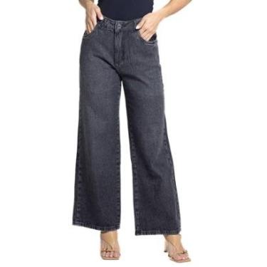 Imagem de Calça Jeans Sawary Reta Petit - 281765 - black 40-Feminino